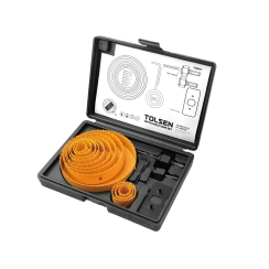 Комплект боркорони за дърво Tolsen 16бр. Ф19-127mm