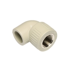 Коляно 90° с вътрешна месингова резба Wavin, Ф25mm, 3/4"