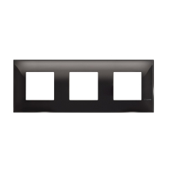Декоративна рамка bticino Classia, немски стандарт, 2+2+2 модула,черно