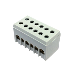 Изолирана клема Morek A6H-2, 4x25mm2 + 8x16, 63A, 500V