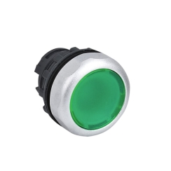 Бутон светещ LED NP8-10BND, 1NO, 110-220V, зелен