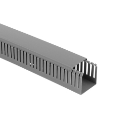 Перфориран кабелен канал, 60x60mm, 1m, сив