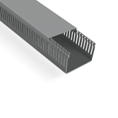 Перфориран кабелен канал, 80x60mm, 1m, сив