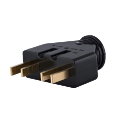 Трифазен щепсел Meloplam 3P, 16A, 380V, черен