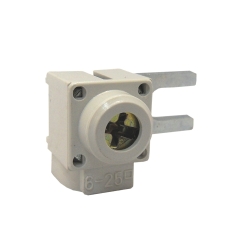 Захранваща клема Schrack, вилична, ъглова, 6-25mm²