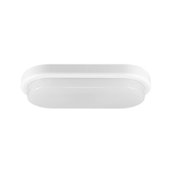LED плафониера Vivalux Ellis O, 8W, 4000K, IP54, бяла