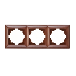 Тройна рамка Gunsan Visage, орех