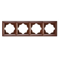 Четворна рамка Gunsan Visage, орех