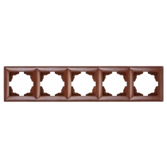 Панел с 5 рамки Gunsan Visage, орех