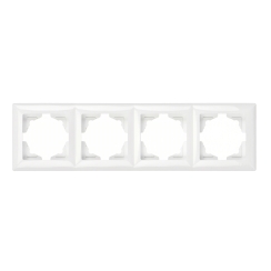 Четворна рамка Gunsan Visage, бяла