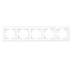 Панел с 5 рамки Gunsan Visage, бял