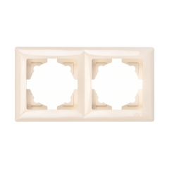Двойна рамка Gunsan Visage, бежов/крем