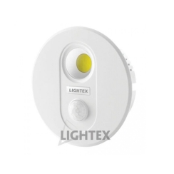 LED луна Lightex със сензор, 7W, 4000K