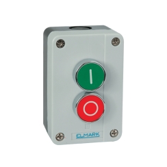 Кнопка Elmark 2 бутона с пружинно връщане EL1-B213, 1NO+1NC