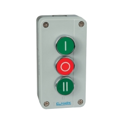 Кнопка Elmark 3 бутона с пружинно връщане EL1-B339, 2NO+1NC