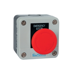 Elmark Авариен бутон EL1-B174, 1NC, червен