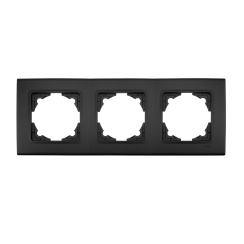 Тройна рамка Viko Linnera Life, черно