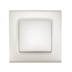 Единичен ключ сх. 1 Viko Linnera Life, перлено бяло