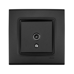 ТВ розетка Viko Linnera Life, 12dB, черно