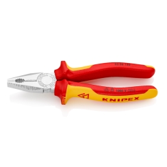 Комбинирани хромирани клещи Knipex 03 06 180 VDE, 1000V, 180mm
