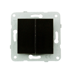 Механизъм двоен ключ сх. 5, Karre Plus, черен