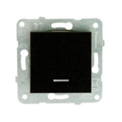 Механизъм светещ бойлерен ключ, Karre Plus, черен