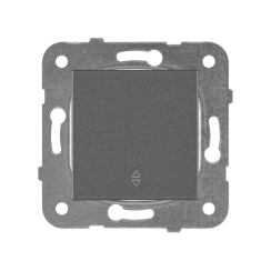 Механизъм девиаторен ключ сх. 6 Panasonic Karre Plus, тъмно сив-антрацит