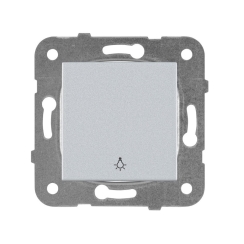 Механизъм светлинен бутон Panasonic Karre Plus, светло сив