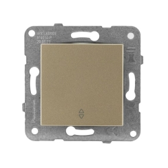 Механизъм девиаторен ключ сх 6 Panasonic Karre Plus, бронз