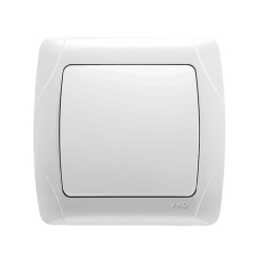 Единичен ключ сх. 1 Viko Carmen, бял