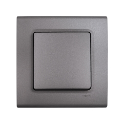 Бойлерен ключ 16A Viko Linnera Life, гранитено сиво