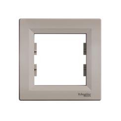 Единична рамка Schneider Asfora, бронз