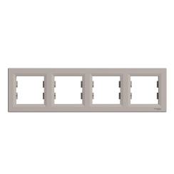 Четворна хоризонтална рамка Schneider Asfora, бронз