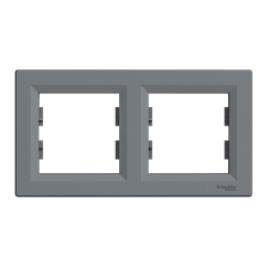 Двойна хоризонтална рамка Schneider Asfora, стомана