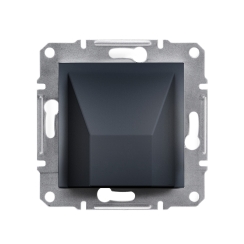 Механизъм кабелен излаз Schneider Asfora, тъмно сиво/антрацит