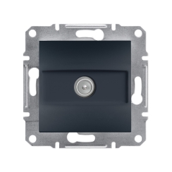 Механизъм крайна TV розетка 1dB Schneider Asfora, тъмно сиво/антрацит