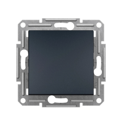 Еднополюсен ключ СХ-1 Schneider Asfora, тъмно сиво/антрацит