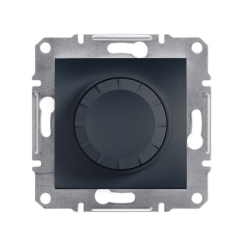 Механизъм ротативен димер 370W Schneider Asfora, тъмно сиво/антрацит