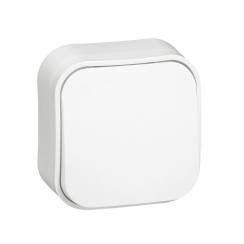 Девиаторен ключ СХ-6 за открит монтаж Legrand Forix, бял