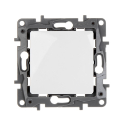 Механизъм бутон Legrand Niloé, бял