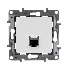 Механизъм LAN розетка RJ45 CAT5e Legrand Niloé, бял
