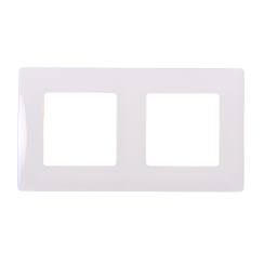 Декоративна двойна рамка Legrand Niloé, бяла