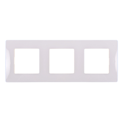 Декоративна тройна рамка Legrand Niloé, бяла