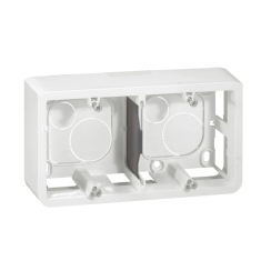 Конзолна кутия за открит монтаж на 2 модула, Legrand Niloé, бяла