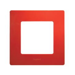 Декоративна единична рамка Legrand Niloé, червена
