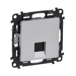Механизъм LAN розетка RJ45 CAT5e Legrand Valena Life, сив