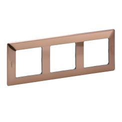 Декоративна тройна рамка Legrand Valena Life, мед