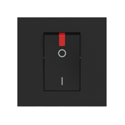 Бойлерен ключ 2 модула bticino Classia, 32A 2P, черен