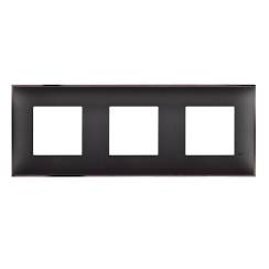 Декоративна рамка bticino Classia, 2+2+2 модула, черно с никел