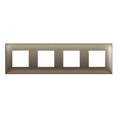 Декоративна рамка bticino Classia, 4x2 модула, титан